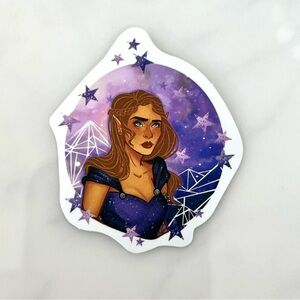 5/$10 Waterproof Vinyl Stickers ACOTAR Valaris and Feyre